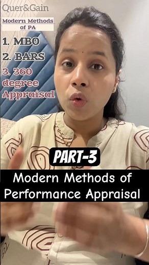 Performance Appraisal Methods 2026: BARS and 360 Degree Explained ||Part-3