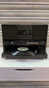 We are delighted to present this Panasonic SG-J555L Stereo Music System - a portable battery / mains powered boombox boasting a retractable front loading Belt Drive Turntable (33 / 45 RPM), single auto-stop Cassette Player, FM / MW / LW Stereo Tuner, Headphone output and Microphone input. ✅ Collection Only (No Shipping) ⏯ Demonstration Available Upon Request 💟 https://inverted-audio.store/products/panasonic-sg-j555l-portable-boombox-with-turntable-cassette-radio | Inverted Audio