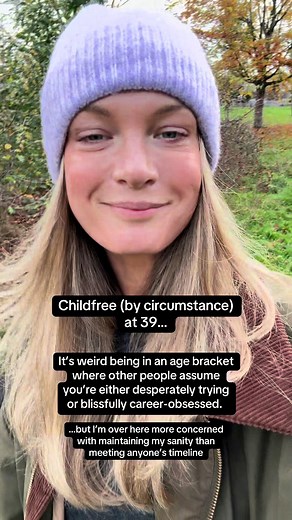 I’m here for the ‘in-betweeners’, the ones whose circumstances are wayyyy more nuanced than people realise 💕 #childfree #nearly40