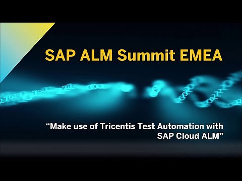 Make Use of Tricentis Test Automation with SAP Cloud ALM