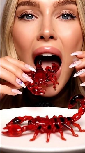 Cockroach Jelly Eating ASMR | Satisfying No Talking #mukbang #relaxingasmr #sleepasmr #asmr