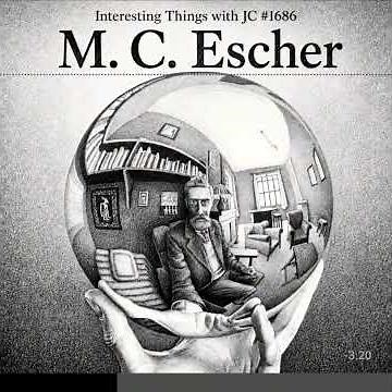 M.C. Escher #onthisday #MCEscher #OpticalIllusions #Tessellations #ArtHistory #Geometry #podcast