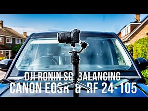 DJI RONIN SC Setup & Balance the Canon EOSR & RF 24-105mm f/4 Lens
