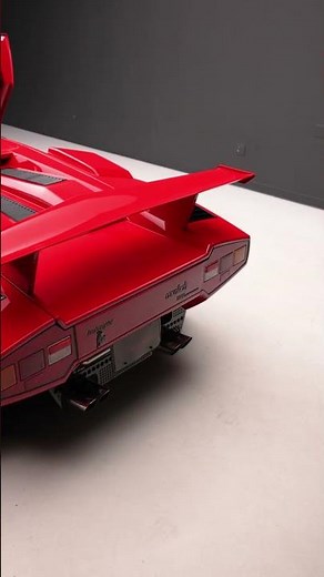 An iconic poster car for many, turning over and coming to life.