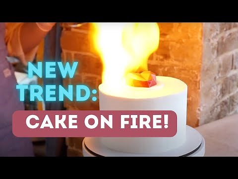 Flash paper cake trend | Creating a Showstopper Cake in 5 Minutes