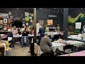 Textile Collage Workshop at Green Door Studios