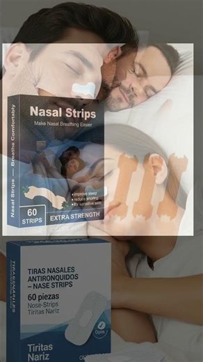 Tiras Nasales Antironquidos - Nasal Strips, 60 piezas N | 13€ Amazon ES