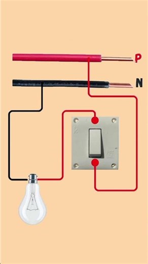 Simple Wiring Diagram #shorts #electrical #electrician #viral