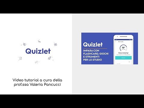 Quizlet, creare flashcard digitali
