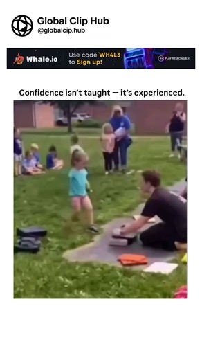 Global CLIP HUB on Instagram: "At first glance, it looks like a simple moment: a child stepping forward to break a board under supervision. But what’s really happening goes much deeper. This kind of controlled challenge is designed to build confidence, not aggression. Physically, it sharpens motor coordination, balance, and spatial awareness. Mentally, it teaches focus and commitment. When the child succeeds, the brain releases dopamine — reinforcing self-belief and courage. That feeling sticks.