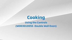 Beko Customer Care Videos - Cooking - Using the Controls (WOD30100SS)