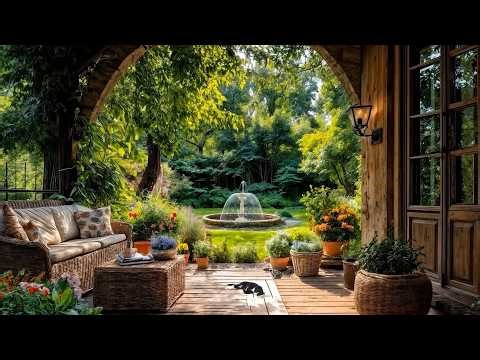 A Quiet Spring Garden🌸Cozy Green Corner with Soft Light for Relax , Study, Sleep & Peaceful Ambience