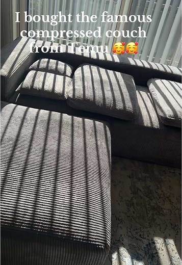 Temu Compressed Couch Review - My Living Room Transformation