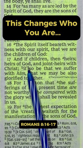 🕊️ Joint-Heirs with Christ (Romans 8:16-17)
