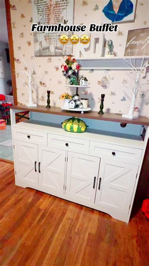 Stunning Farmhouse Buffet Design Inspiration