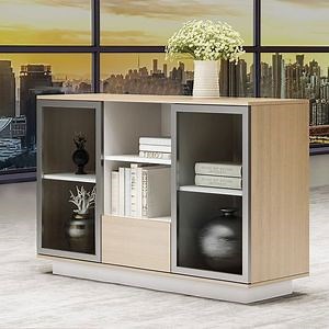 [Hot Item] Liyu Mobilier De Bureau Wooden Display Filing Cabinet Bookshelf Combo Filing Cabinet Assembled