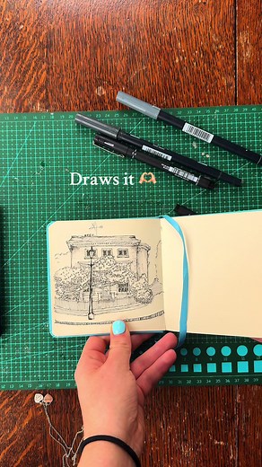 Sketching fun 😝 how do you get your inspo? 🫶🏼 #studioasm #anastasiastudios #sketchbook #sketchart #sketching #pensketch #sketch #art #artistsoftiktok #arttok #architecture #sketchbookart #illustration