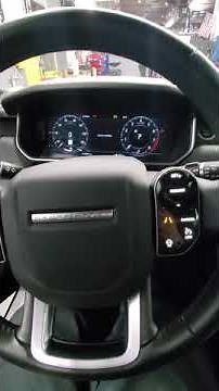 2019 range rover service required reset