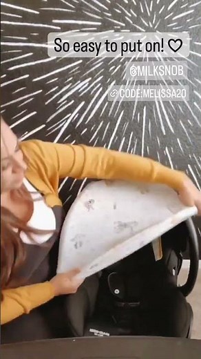 Milk Snob Car Seat Cover Tutorial