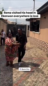 Rema visited his hood in Ekenwan everywhere is love #reelsfbシ #viralvideoシ #rema #viral | Mml Rac