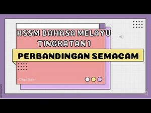 PERBANDINGAN SEMACAM KSSM T1