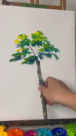 80K views · 948 reactions | Simple art | Painting Skills | Facebook