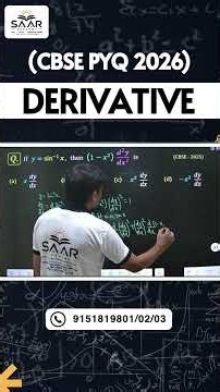 CBSE 2026 PYQ 🔥 | Find d²y/dx² | Class 12 Maths | Derivatives #shorts