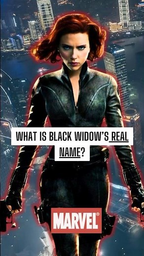 What’s Black Widow’s Real Name? The True Identity of Natasha Romanoff! #BlackWidow #NatashaRomanoff