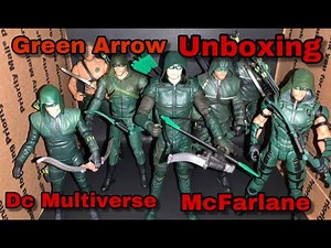 Green Arrow McFarlane DC MULTIVERSE Figure Unboxing & Review