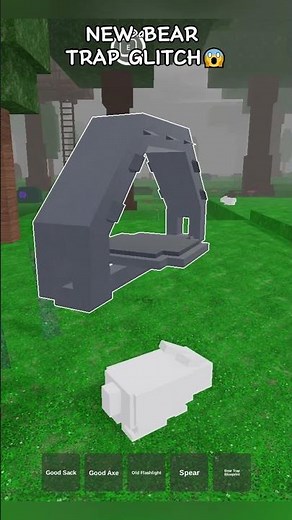 NEW TRICK WITH BEAR TRAP in 99 Night in The Forest #roblox