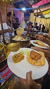 109K views · 1.5K reactions | Wedding Food Masti | People Enjoying Buffet Menu | Mutton | Pulao | Vetki Paturi | Kacuri | Kima Chana Masala | Street Food Loves You | Facebook