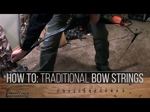 How To Build a Flemish Bow String - Traditional Archery (Bow Hunting, Eastmans')