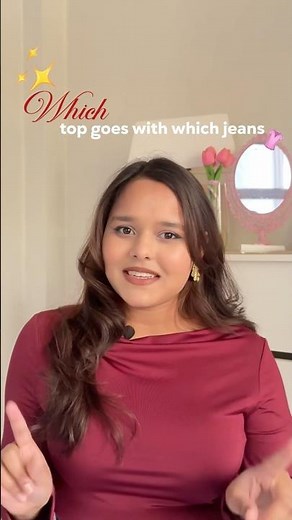 Jeans x top pairing guide 👚⭐#fashion #jeans