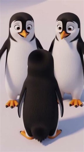 Funny Penguin March in Antarctica #shorts