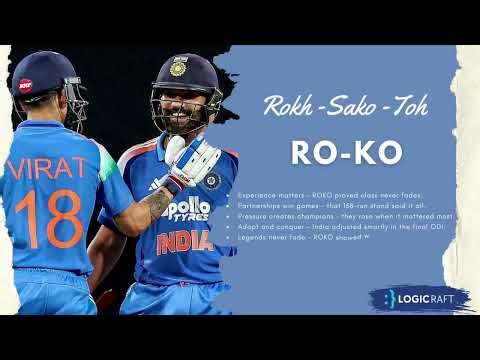 ROKO Is Back! | 5 Things We Learned from India vs Australia ODI Series | Rohit & Kohli Highlights