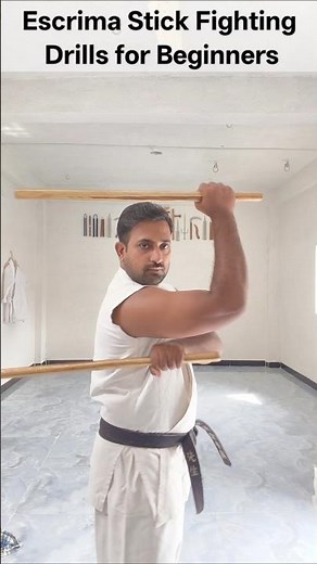 Escrima Stick Fighting Drills for Beginners. #arnis #escrima #kali