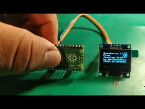 Raspberry Pi Pico - OLED SSD1306 and internal temperaure