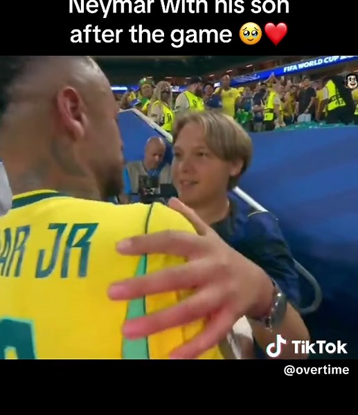 What it’s all about ❤️ #wholesome #football #neymar #brazil #worldcup | Neymar