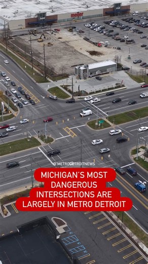 🚨🚗New data shows that most of Michigan’s most dangerous intersections are located in Metro Detroit. Michigan Auto Law reviewed police crash reports from 2024 and put together a list of the 20 intersections with the highest number of crashes. 1. 11 Mile Rd/I-696 & Van Dyke Ave, Warren – 185 crashes, 26 injuries 2. 18 1/2 Mile Rd & Van Dyke Ave, Sterling Heights – 162 crashes, 12 injuries See full list: https://themetrodetroitnews.com/michigans-most-dangerous-intersections-are-largely-in-metro-d