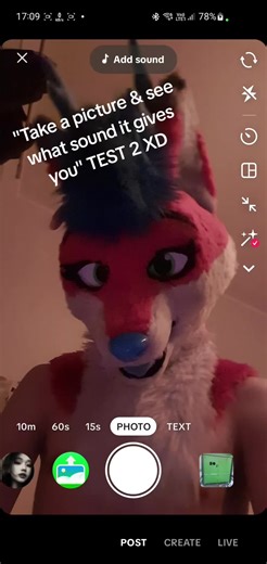 ITS TEST 2 XD Take a picture & see what sound it gives you tiktok why #algorithmtiktok #sound #randomvideo