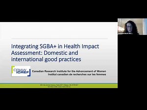 Findings from an Environmental Scan on SGBA+ in Health Impact Assessment Webinar