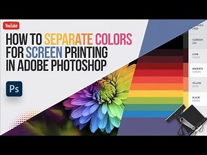 How to Sperate Colors in Adobe Photoshop easy way for screen printing #Viral #Trick #screenprinting