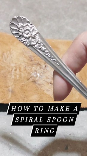 34 reactions · 6 comments | How to make a spiral spoon ring! I used my favorite pattern 'Jubilee' from 1953!!!  ***Follow my creations on Instagram @robyngcreations or Facebook @ https://www.facebook.com/profile.php?id=100086757601946 *** (You can also shop my items @ www.robynssilverwarecreations.weebly.com) #howto #diy #diycrafts #spoonring #robynssilverwarecreations #statementearrings #upcycled #repurposed #wearableart | Robyn's Silverware Creations | Facebook