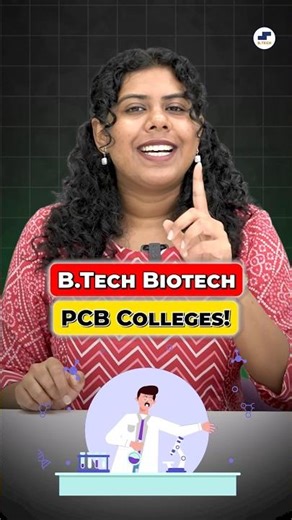 🤩BTech Biotech Without Maths | Top College for PCB Students 2026 #Shorts #BTech #Biotech #PvtCollege