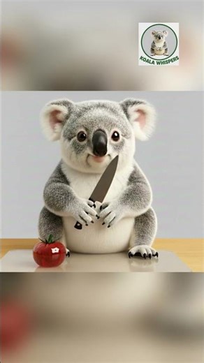 [ASMR] Koala's Crisp Crunching on Glass Veggies | Calming Sounds for Your Soul 🐨🥕🍅