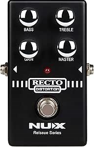 Amazon.com: NUX Recto Distortion Guitar Effec pedal the heavy distortion sound with tight bass response : Musical Instruments