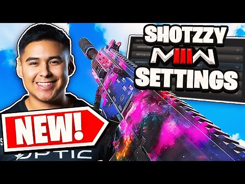 Trying OPTIC SHOTZZY's NEW MW3 Controller Settings! - MW3 Pro Controller Settings