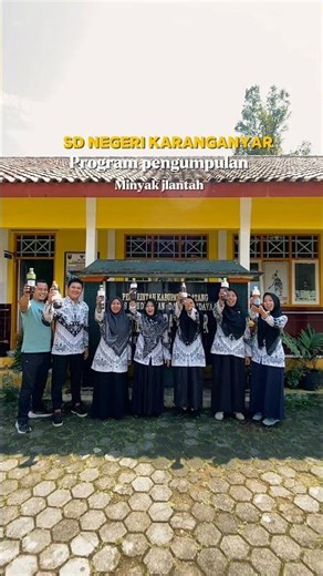Pengumpulan minyak jlantah SDN Karanganyar