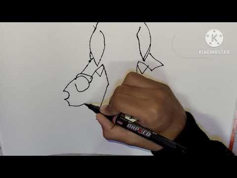 knuckles hedge hog drawing video by Vihaan