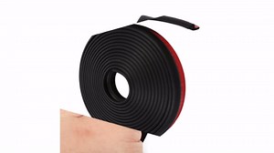 Z Shape Universal Rubber Seal Protector Guard Strip, Keenso Car Door Rubber Seals Trim Seal Door Guards Weatherstrip for Car Window Door Engine Cover, Length